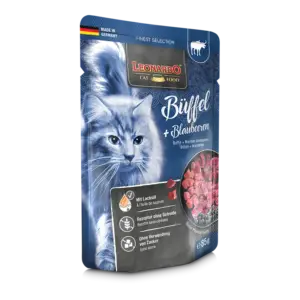 Leonardo húmedo búfalo + arandanos azules 85gr