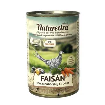 Naturextra faisan con zanahoria y ciruela