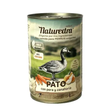 Naturextra pato con pera y zanahoria