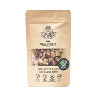 Mr. bones raw treats lomo de cerdo iberico 45gr