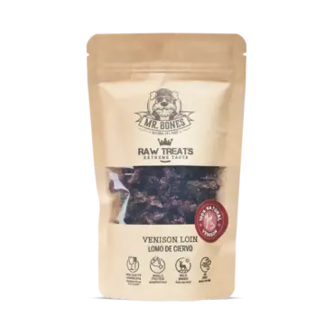 Mr. bones raw treats lomo de ciervo 45gr