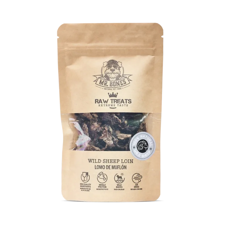 Mr. bones raw treats lomo de muflon 45gr