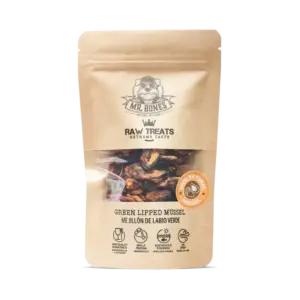 Mr. bones raw treats mejillon de labio verde 45gr
