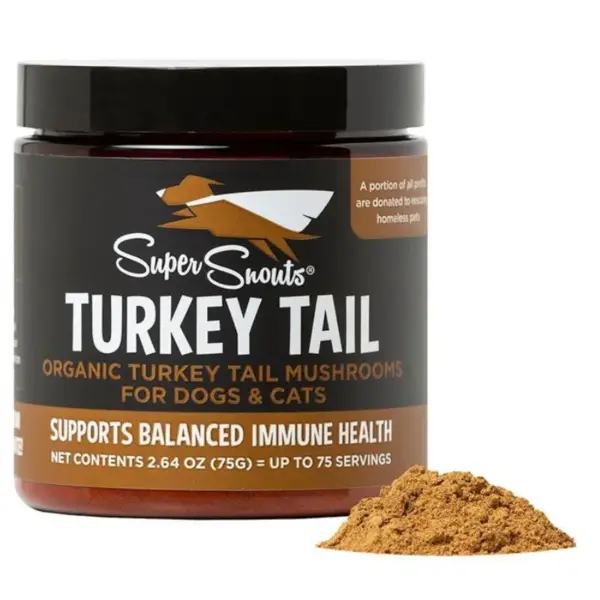 Super snouts turkey tail para perros y gatos