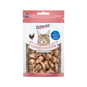 Dokas corazones de pollo liofilizado