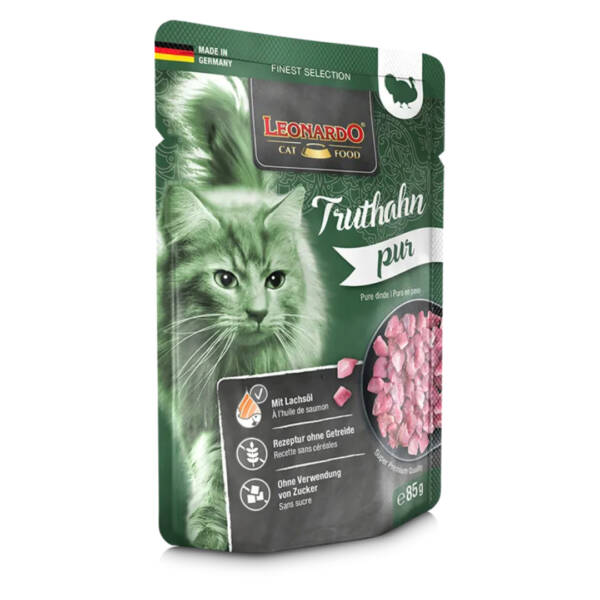 Leonardo húmedo puro en pavo 85gr