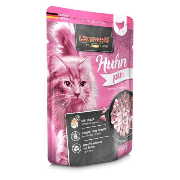 Leonardo húmedo puro en pollo 85gr