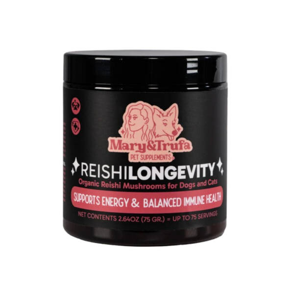 Mary & trufa reishi longevity para perros y gatos