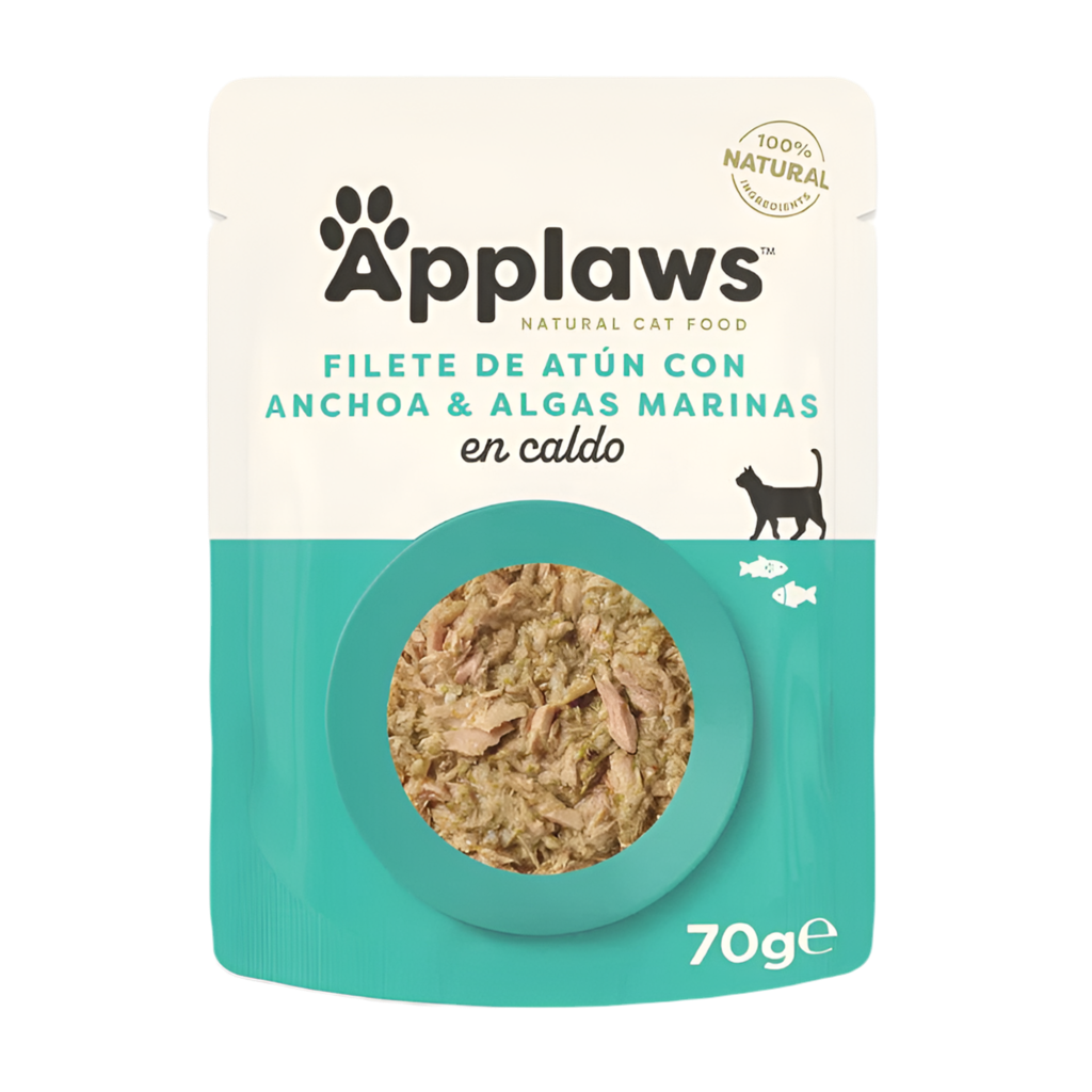 Applaws filete de atún con anchoa y algas marinas en caldo 70gr