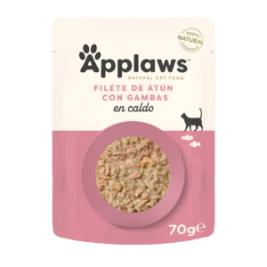 Applaws filete de atún con gambas en caldo 70gr