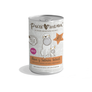Puromenu pavo y salmón select bio 400gr